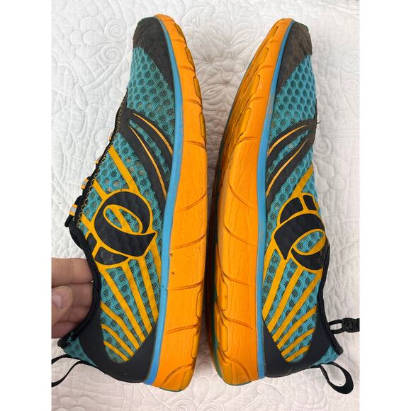 Project Pearl Izumi Women's Size 12 Blue/Orange Lace Up Running Athletic Shoes - Picture 4 of 9